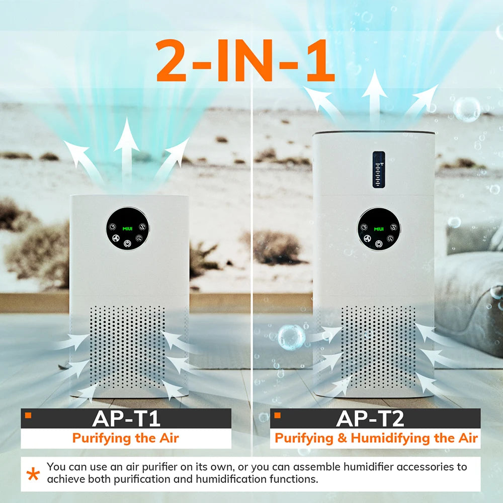 Air Purifier with Humidifier Combo for Home