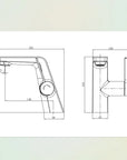 High-end Temperature Display Basin Faucet LED Light