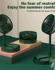 Mini Adjustable Folding Fan Small Cooling Handy Desk