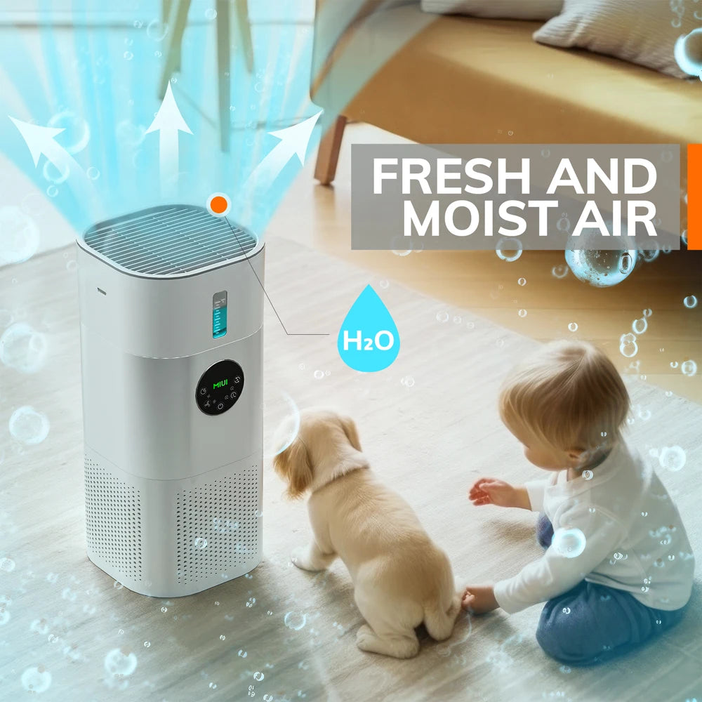 Air Purifier with Humidifier Combo for Home