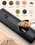 Electric Salt And Pepper Grinder With Adjustable Coarseness